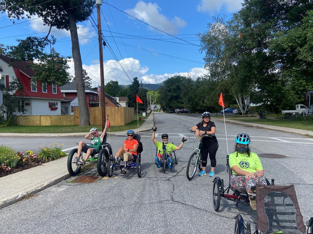 white peak mountain biking