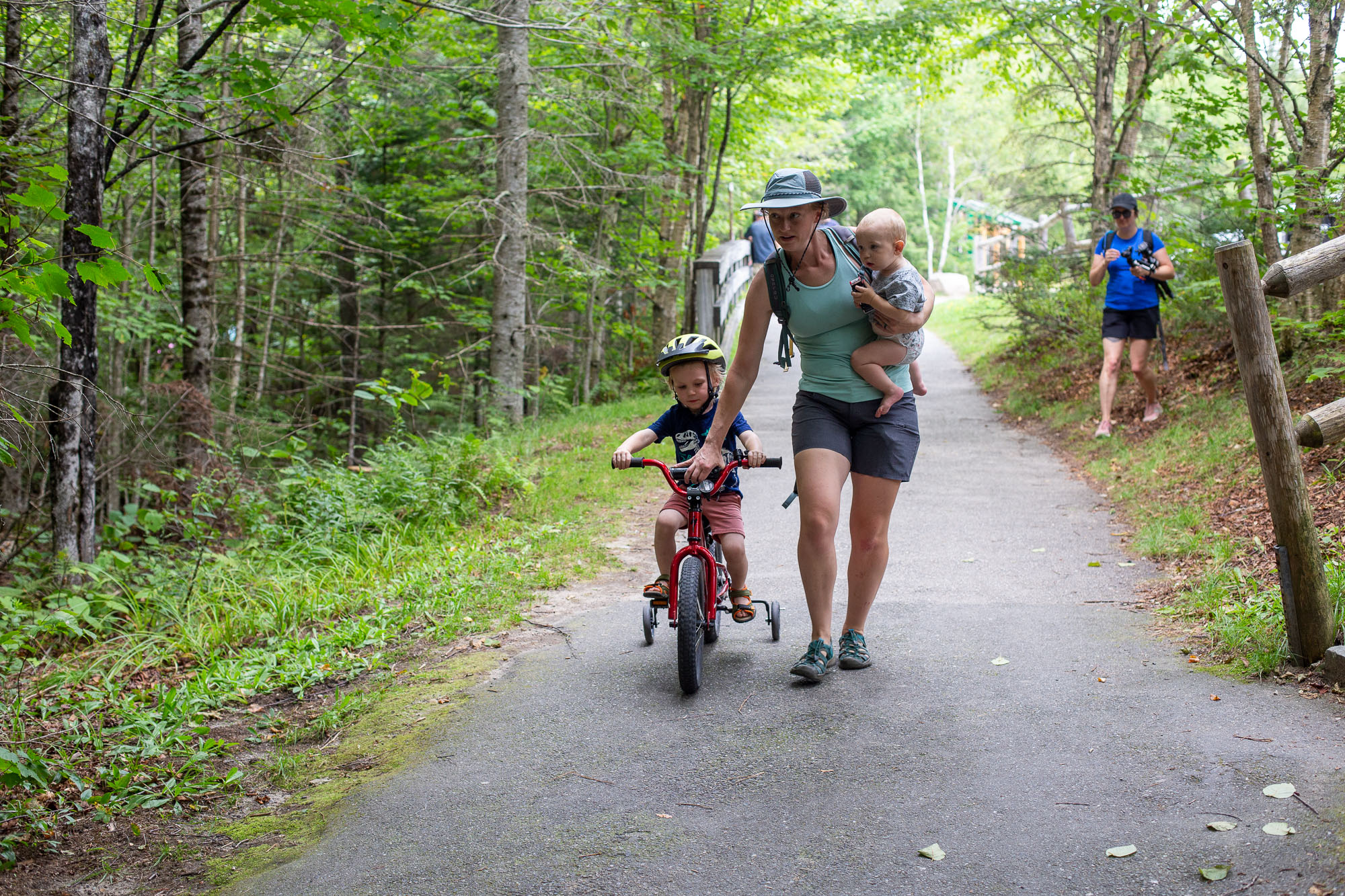white peak mountain biking